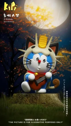 Cosplay Series 002 Doraemon Meowth -  Doraemon Pokemon Statue - Kipi Studio