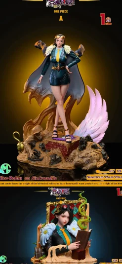 Cosplay Series 004 Nico Robin Cosplay Sir Crocodile - ONE PIECE Resin Statue - GM Studios