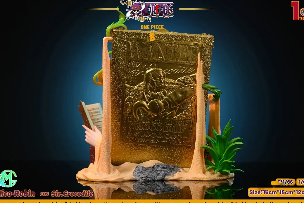 Cosplay Series 004 Nico Robin Cosplay Sir Crocodile - ONE PIECE Resin Statue - GM Studios