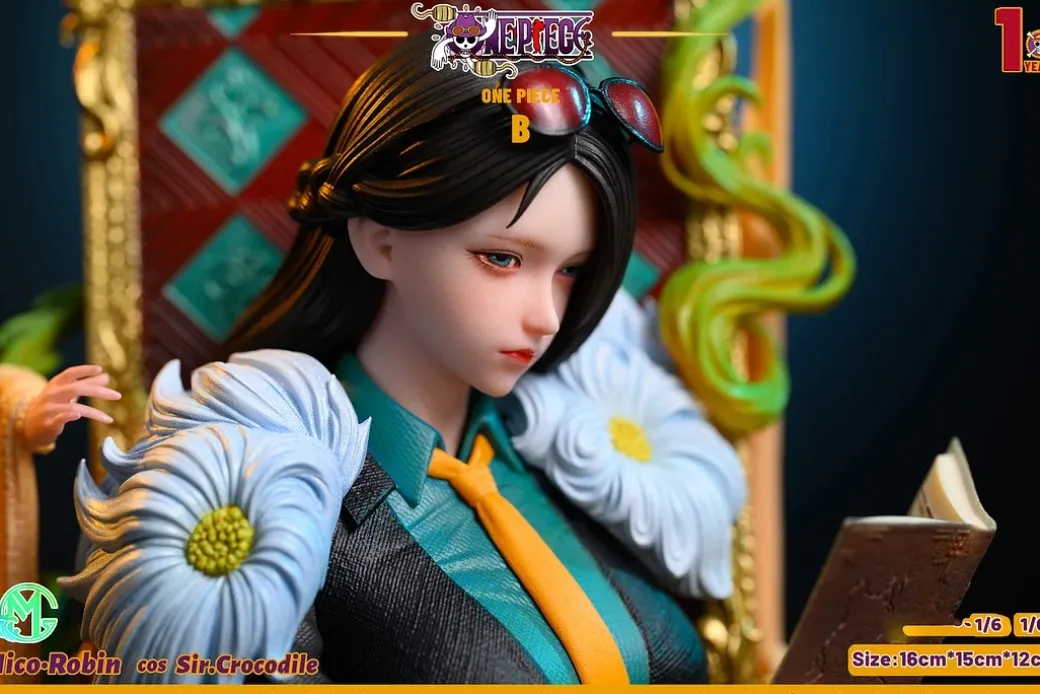Cosplay Series 004 Nico Robin Cosplay Sir Crocodile - ONE PIECE Resin Statue - GM Studios