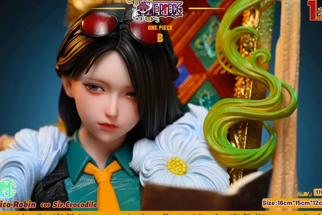 Cosplay Series 004 Nico Robin Cosplay Sir Crocodile - ONE PIECE Resin Statue - GM Studios