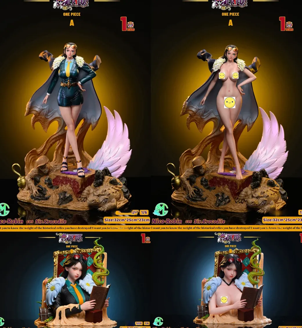Cosplay Series 004 Nico Robin Cosplay Sir Crocodile - ONE PIECE Resin Statue - GM Studios