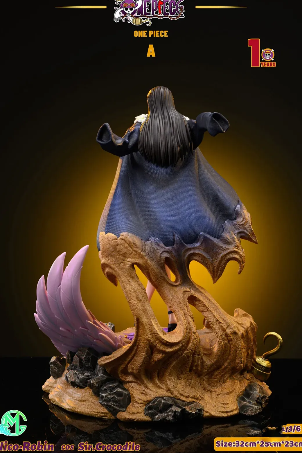 Cosplay Series 004 Nico Robin Cosplay Sir Crocodile - ONE PIECE Resin Statue - GM Studios