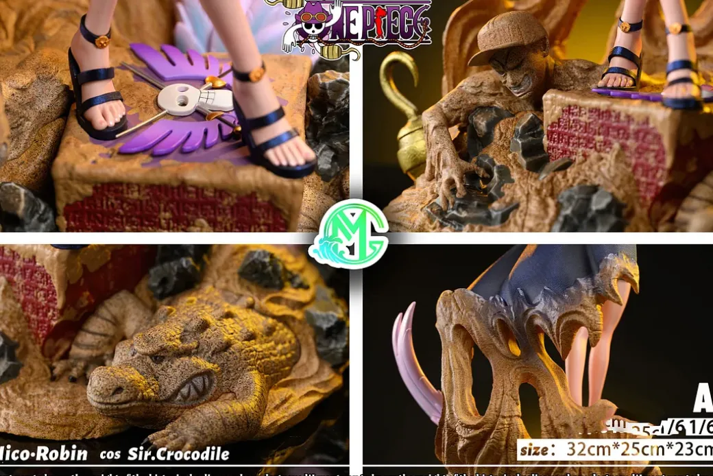 Cosplay Series 004 Nico Robin Cosplay Sir Crocodile - ONE PIECE Resin Statue - GM Studios