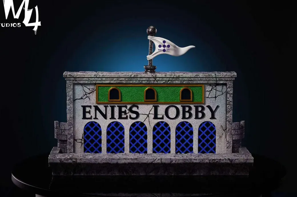 CP9 Enies Lobby Base ONLY - ONE PIECE Resin Statue - M4 Studios