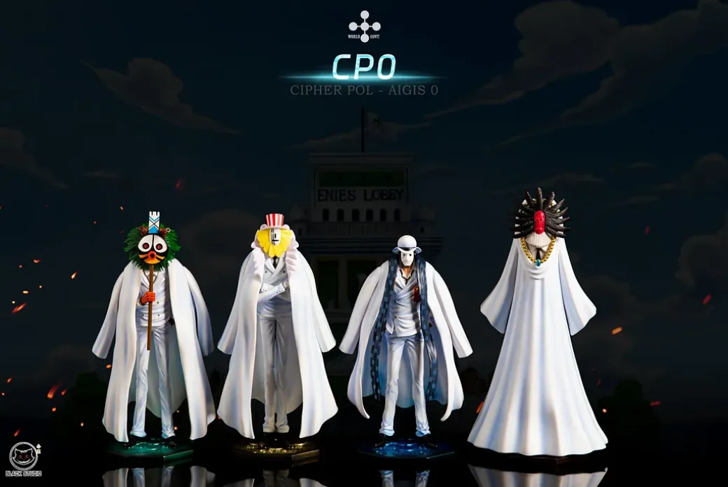 CP0 Guernica & Joseph & Gismonda & Maha - ONE PIECE Resin Statue - Black Studio