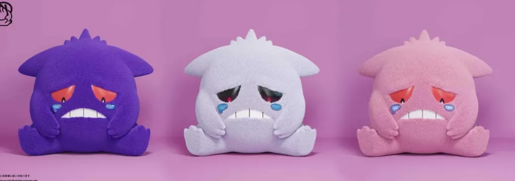 Crying Gengar - Pokemon Resin Statue - MengWanWu Studio