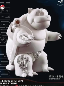 Crystal Pokemon Series Blastoise - Pokemon Resin Statue - Chengo Studio