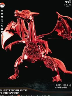 Crystal Pokemon Series Charizard - Pokemon Resin Statue - Chengo Studio