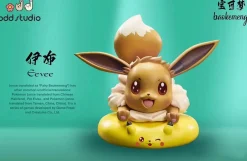 Cushion Series 003 Eevee & 004 Pikachu - Pokemon Resin Statue - odd Studio