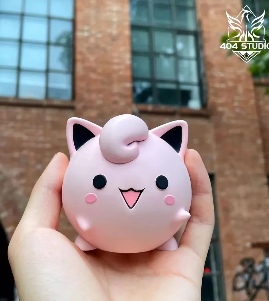 Cute Jigglypuff - Pokemon Resin Statue - 404 Studios