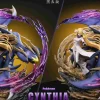 Cynthia & Garchomp – Pokemon Resin Statue – Fantasy Studios