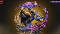 Cynthia & Garchomp – Pokemon Resin Statue – Fantasy Studios
