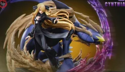 Cynthia & Garchomp – Pokemon Resin Statue – Fantasy Studios