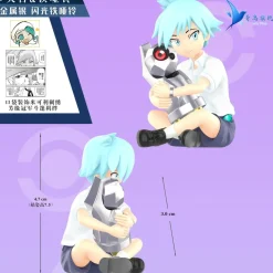 Cynthia & Gible & Steven Stone & Beldum - Pokemon Resin Statue - QN Studios