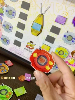 3D Acrylic Magnetic Decorative Paint of All Character's Crests & Digivice - Digimon Decorative Painting - Mystical Art Studios