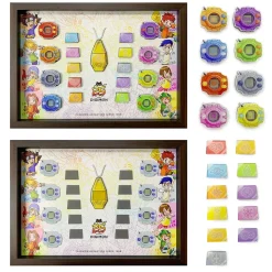 3D Acrylic Magnetic Decorative Paint of All Character's Crests & Digivice - Digimon Decorative Painting - Mystical Art Studios