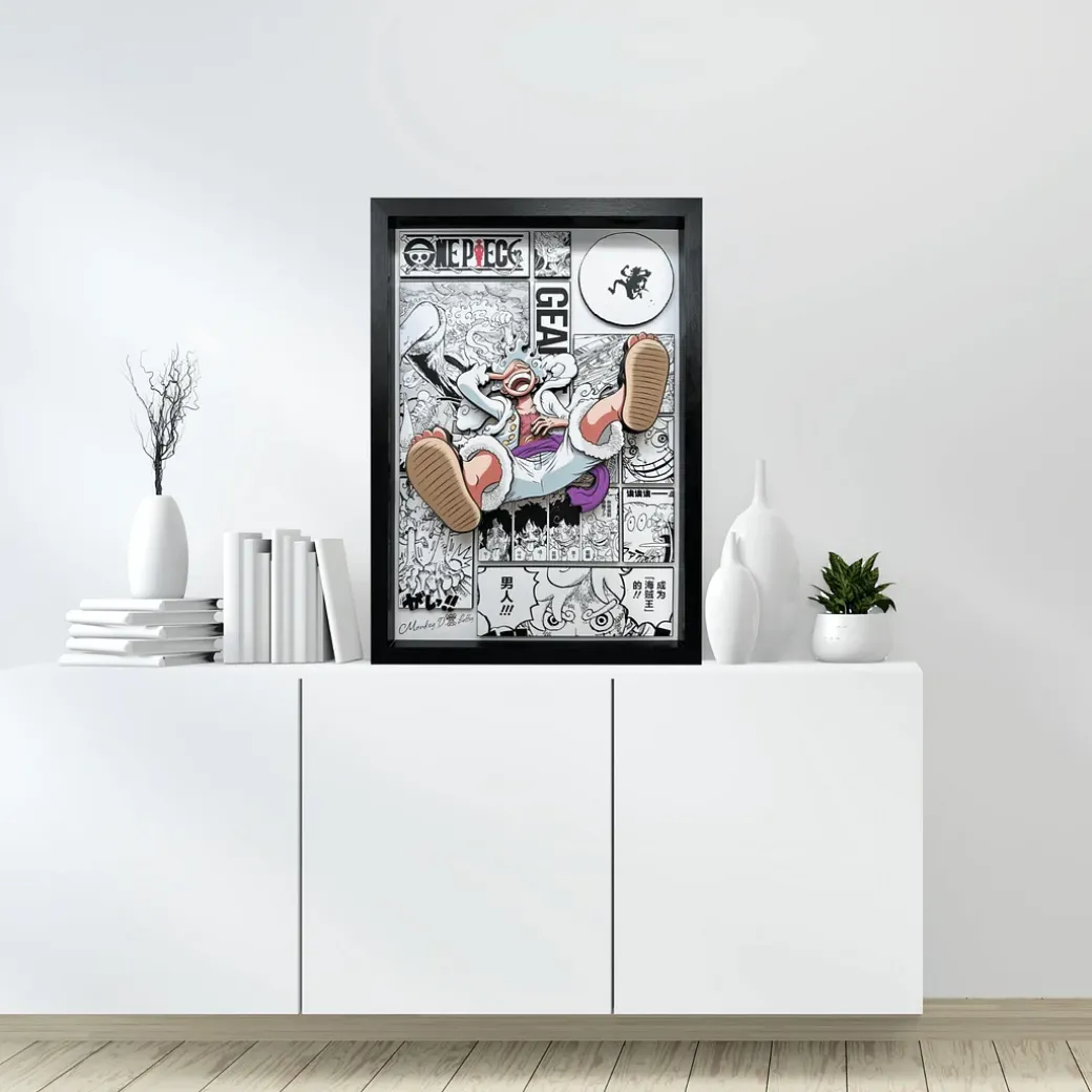 3D Decorative Paint Gear 5 Sun God Nika Monkey D. Luffy - ONE PIECE Decorative Painting - AoTu Panda Studio