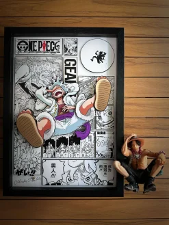 3D Decorative Paint Gear 5 Sun God Nika Monkey D. Luffy - ONE PIECE Decorative Painting - AoTu Panda Studio