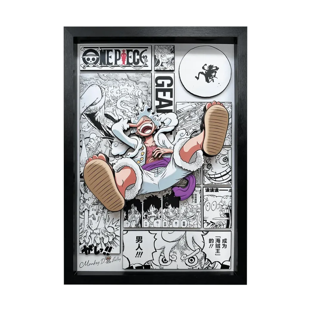 3D Decorative Paint Gear 5 Sun God Nika Monkey D. Luffy - ONE PIECE Decorative Painting - AoTu Panda Studio