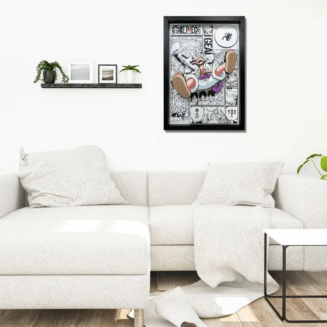 3D Decorative Paint Gear 5 Sun God Nika Monkey D. Luffy - ONE PIECE Decorative Painting - AoTu Panda Studio