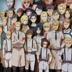 3D Decorative Paint of All Characters of Attack On Titan - Attack On Titan - Kalahome