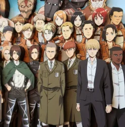 3D Decorative Paint of All Characters of Attack On Titan - Attack On Titan - Kalahome