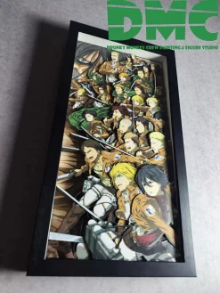 3D Decorative Paint of Attack on Titan - Attack on Titan Decorative Painting - Drunky Monkey Crew Studio