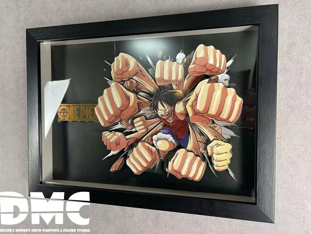 3D Decorative Paint of DMDX-001 Monkey D. Luffy - ONE PIECE Decorative Painting - Drunky Monkey Crew Studio
