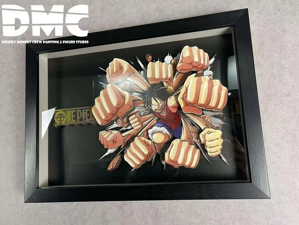 3D Decorative Paint of DMDX-001 Monkey D. Luffy - ONE PIECE Decorative Painting - Drunky Monkey Crew Studio