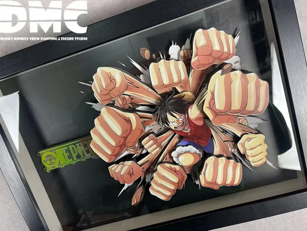 3D Decorative Paint of DMDX-001 Monkey D. Luffy - ONE PIECE Decorative Painting - Drunky Monkey Crew Studio