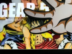3D Decorative Paint of Light Guide Transformation Gear 5 Monkey D. Luffy with LED - ONE PIECE Decorative Painting - Mystical Art Studios