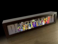 3D Decorative Paint of Light Guide Transformation 2023 Theatrical Ver. Characters of Dragon Ball with LED - Dragon Ball Decorative Painting - momo Studio