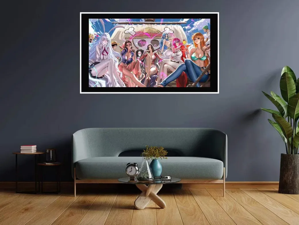 3D Decorative Paint of Pirates Beauties Group Photo - ONE PIECE Decorative Painting - ManJieZou Studio