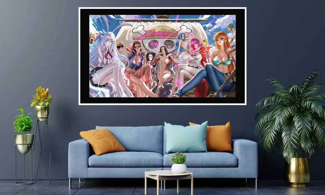 3D Decorative Paint of Pirates Beauties Group Photo - ONE PIECE Decorative Painting - ManJieZou Studio