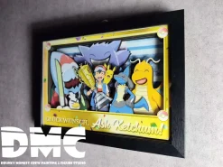 3D Decorative Paint of Pokemon Champion - Pokemon Decorative Painting - Drunky Monkey Crew Studio
