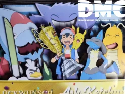 3D Decorative Paint of Pokemon Champion - Pokemon Decorative Painting - Drunky Monkey Crew Studio