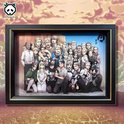 3D Decorative Paint of The End of Attack On Titan - Attack On Titan Decorative Painting - AoTu Panda Studio