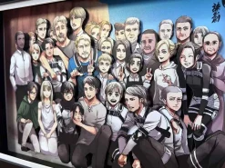 3D Decorative Paint of The End of Attack On Titan - Attack On Titan Decorative Painting - AoTu Panda Studio