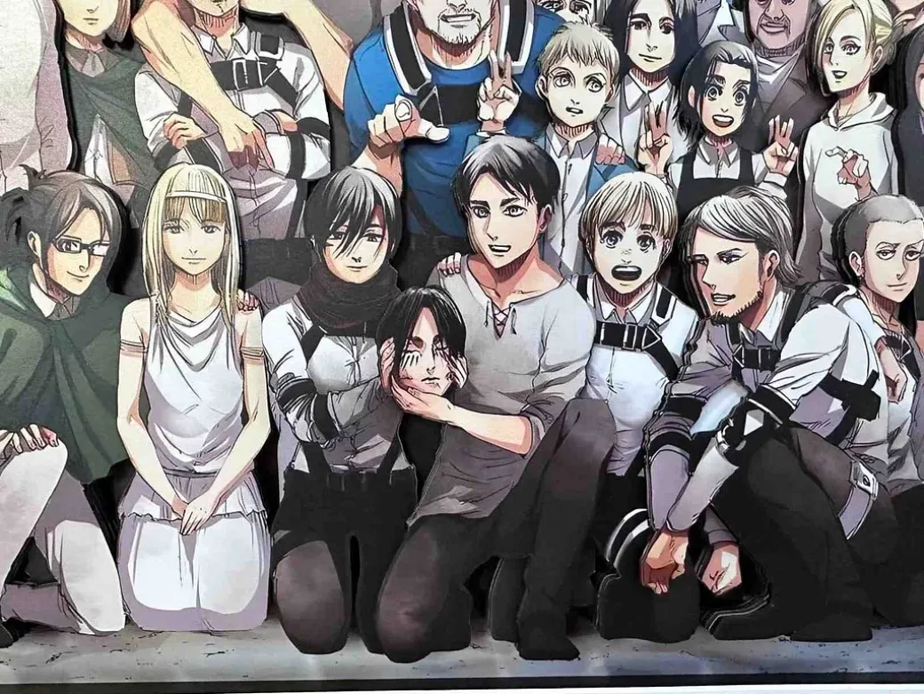 3D Decorative Paint of The End of Attack On Titan - Attack On Titan Decorative Painting - AoTu Panda Studio