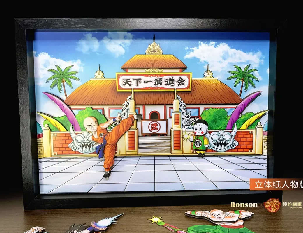 3D Decorative Paint of World Martial Arts Tournament - Dragon Ball Decorative Painting - Mystical Art Studios