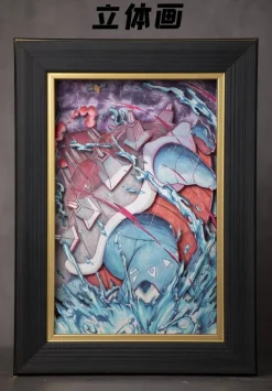 3D Decorative Painting & Card Carving of Bulbasaur & Charizard & Squirtle Squad - Pokemon - ManShang Studio