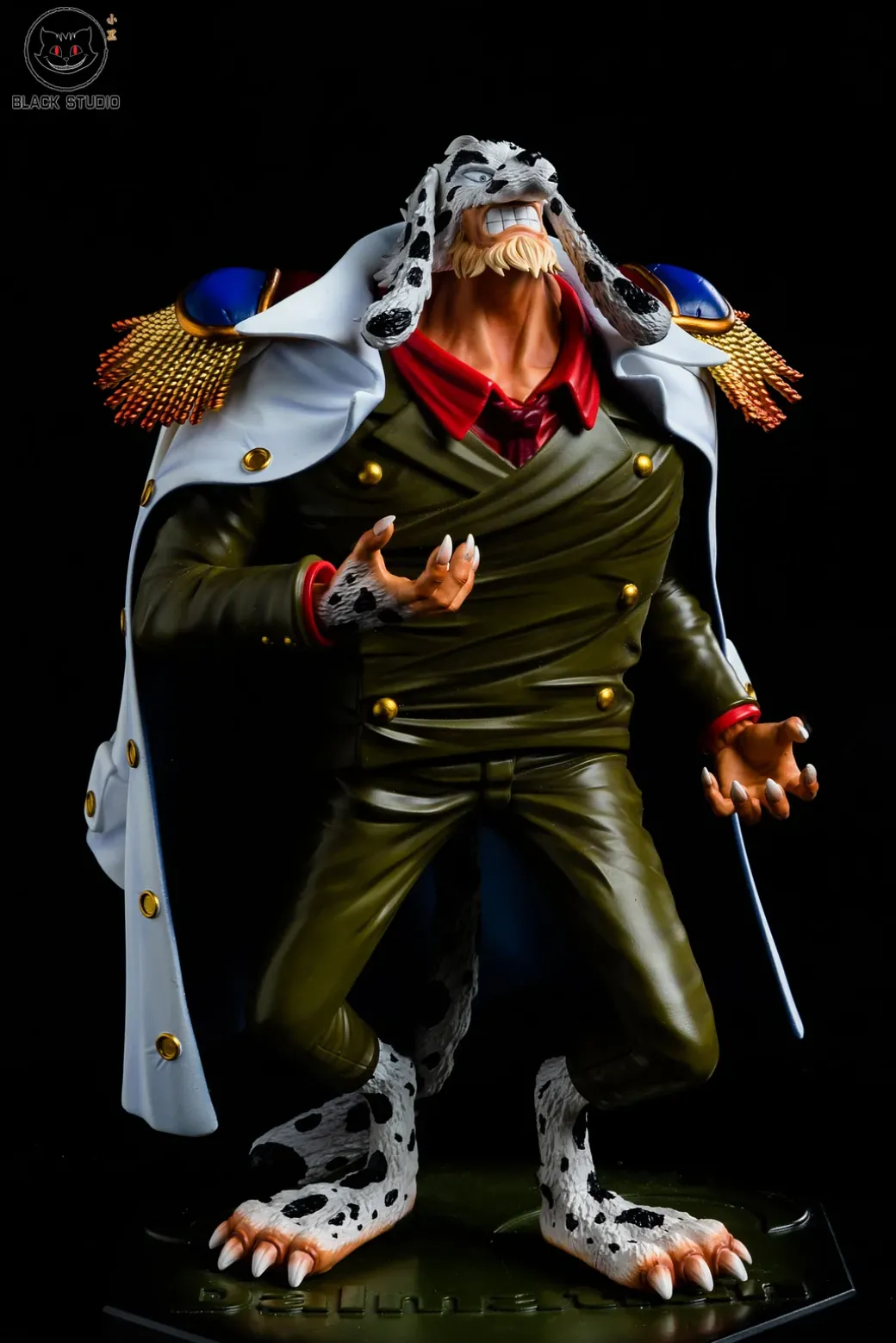 Dalmatian & Gion - ONE PIECE Resin Statue - Black Studios
