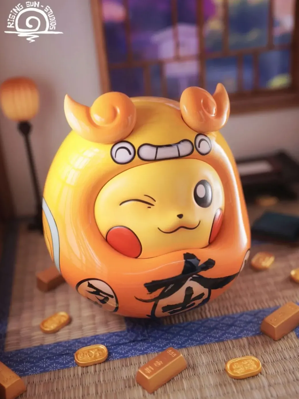 Damour Budaoweng Series 001 Pikachu - Pokemon Resin Statue - Rising Sun-Studios