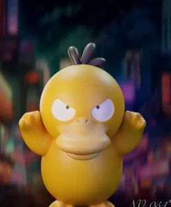Daniel Wu Mask Psyduck - Pokemon Statue - ChaoShe Studio