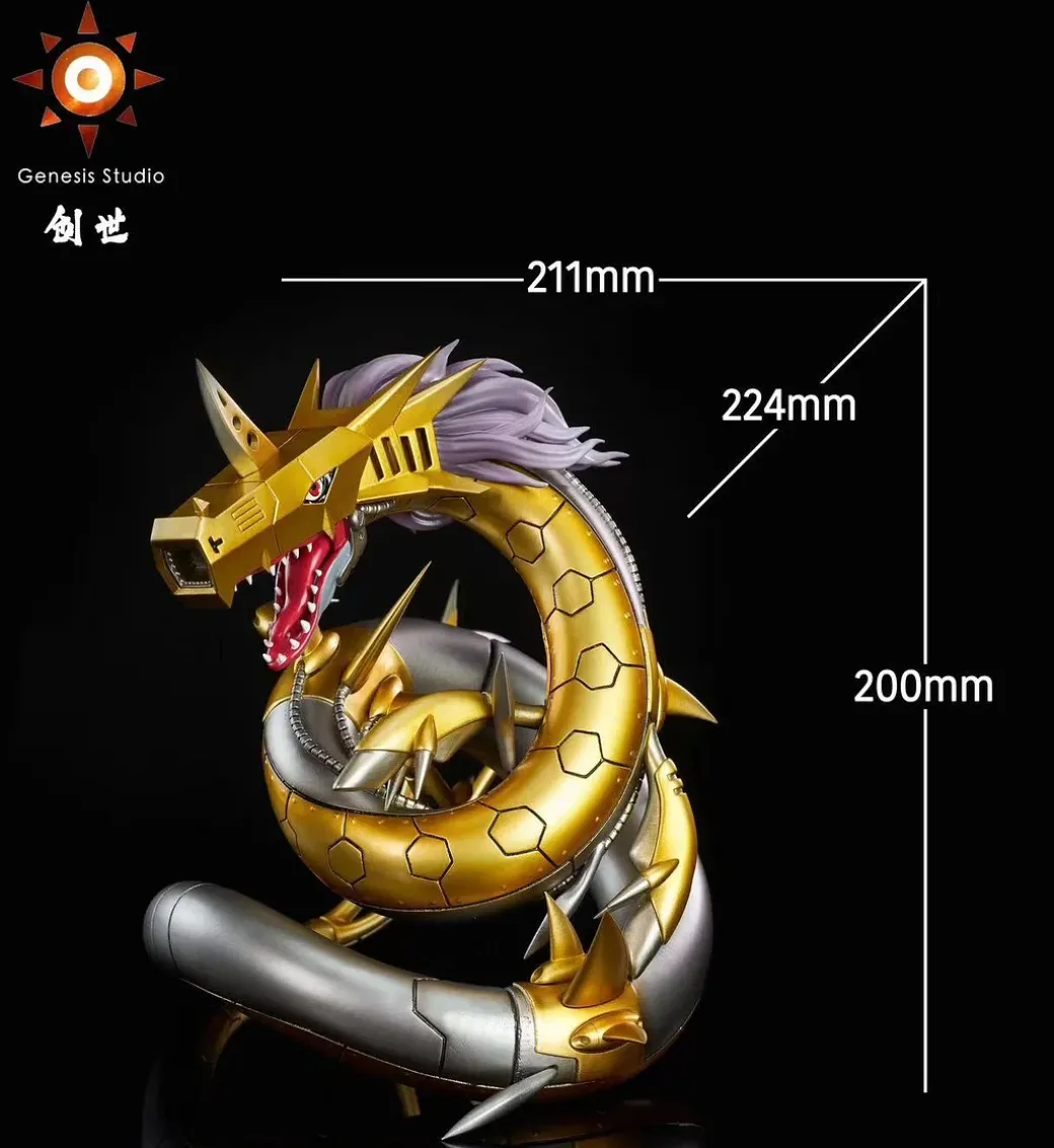 Dark Master Dark Ocean Series MetalSeadramon - Digimon Resin Statue - Genesis-Studio