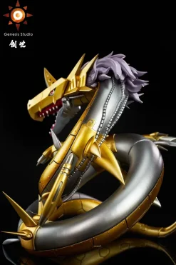 Dark Master Dark Ocean Series MetalSeadramon - Digimon Resin Statue - Genesis-Studio
