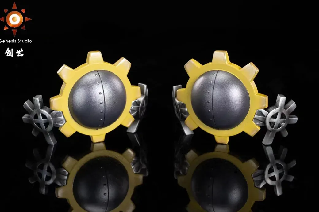 Dark Masters City Series 005 Tankmon & 006 Hagurumon - Digimon Resin Statue - Genesis-Studio
