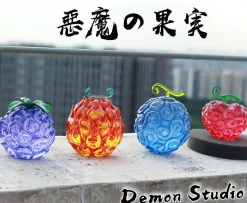 Dark-Dark Fruit, Gum-Gum Fruit, Op-Op Fruit & Flame-Flame Fruit - ONE PIECE Resin Statue - Demon Studios
