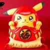 Daruma Cosplay Pikachu - Pokemon Resin Statue - Shima Aji Studio